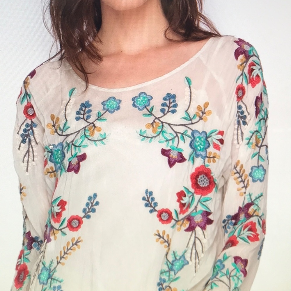 Johnny Was Kikimu Blouse NWT